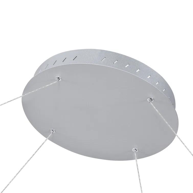 Tania 100-277V ETL Certified Integrated LED Height Adjustable Ring Chandelier