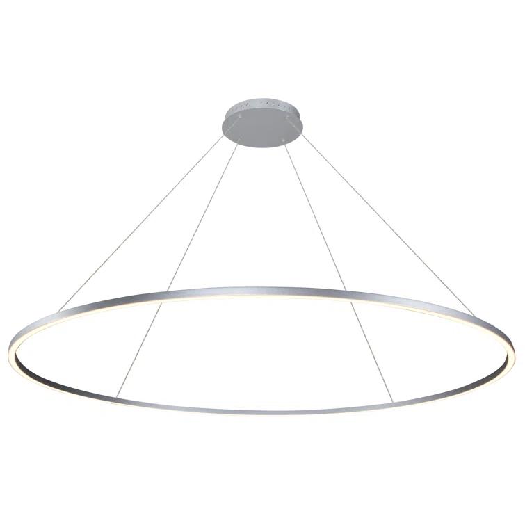 Tania 100-277V ETL Certified Integrated LED Height Adjustable Ring Chandelier