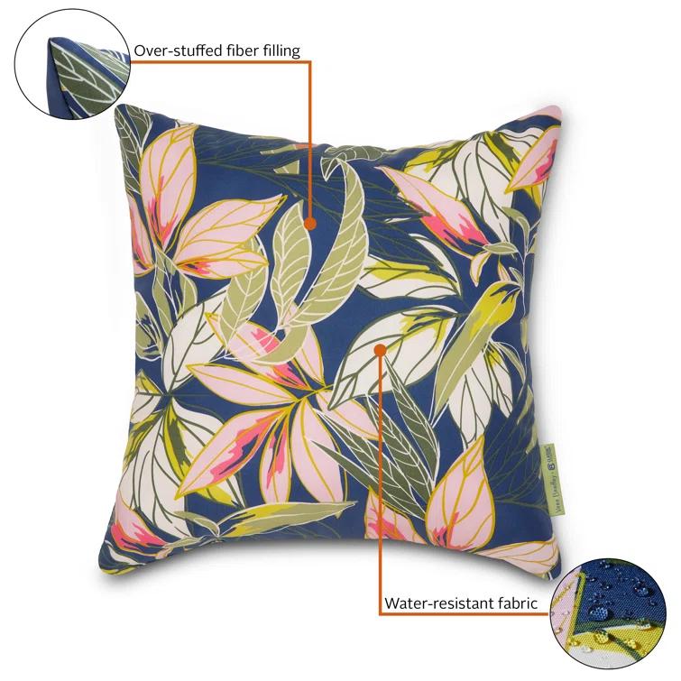Vera Bradley Island Outdoor Square Pillow Cover & Insert