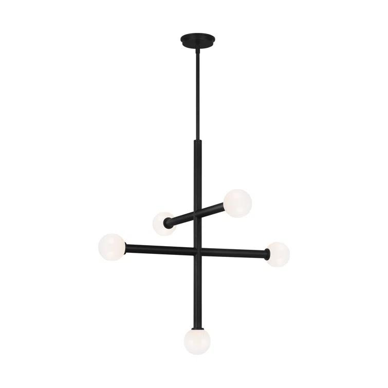 Nodes Large Chandelier by Kelly Wearstler - Black
