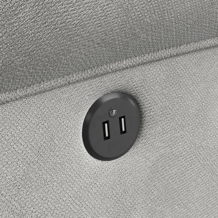 Serenity Swivel Reclining Glider with USB