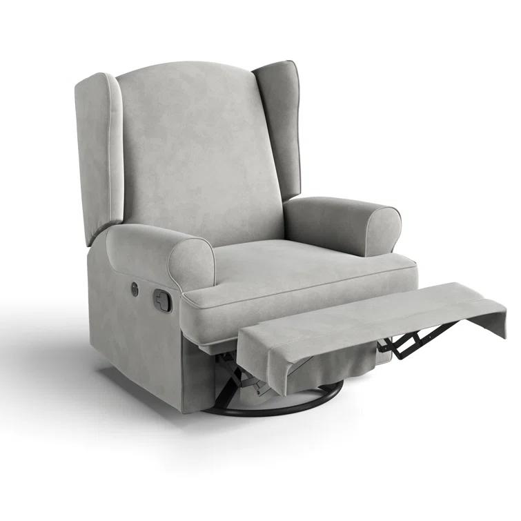 Serenity Swivel Reclining Glider with USB