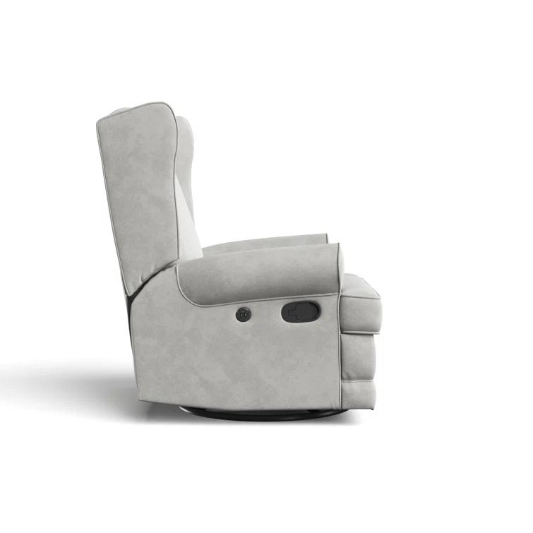 Serenity Swivel Reclining Glider with USB