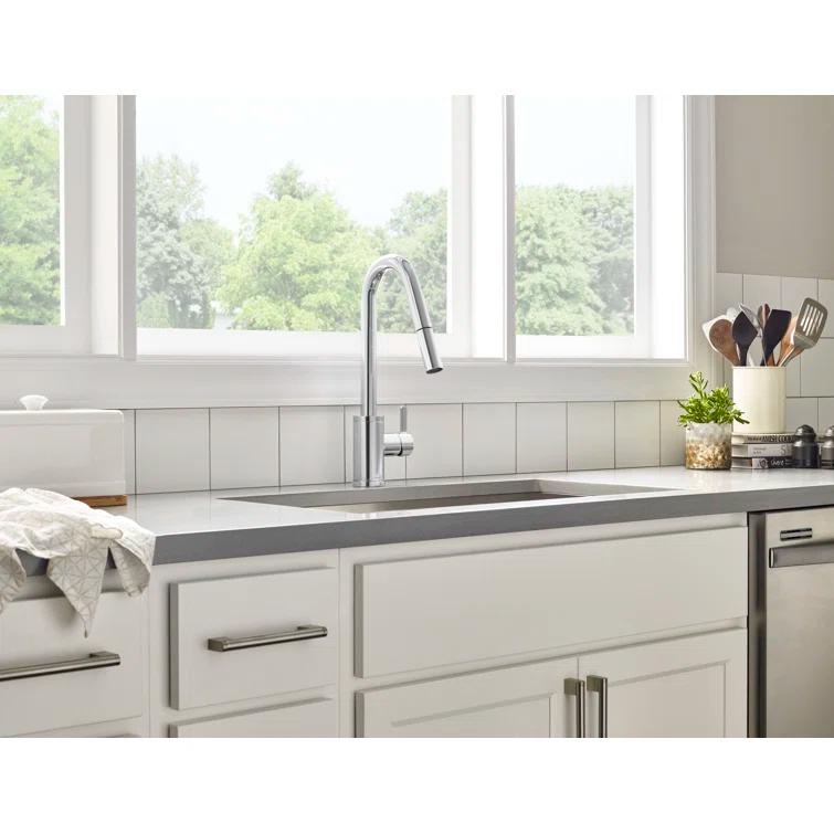 Amalfi Pull Down Single Handle Kitchen Faucet
