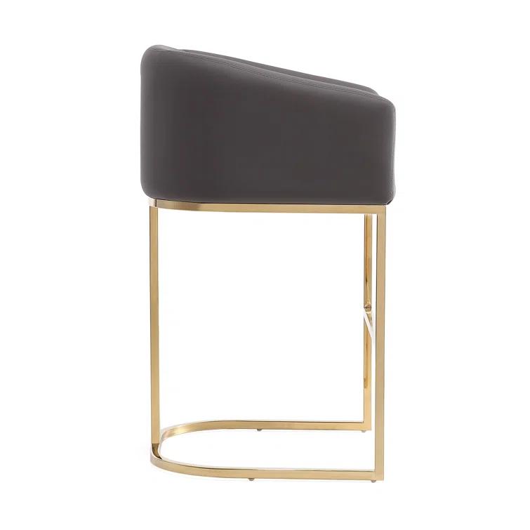 Bolland Upholstered Counter Stool with Metal Frame