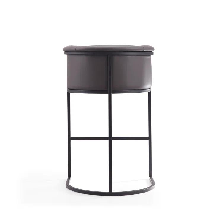 Chainey Upholstered Counter Stool with Metal Frame