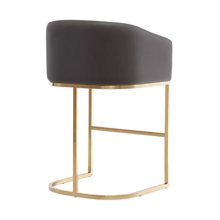 Bolland Upholstered Counter Stool with Metal Frame