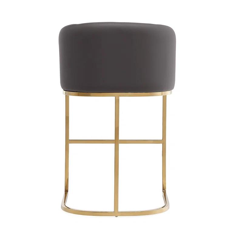 Bolland Upholstered Counter Stool with Metal Frame