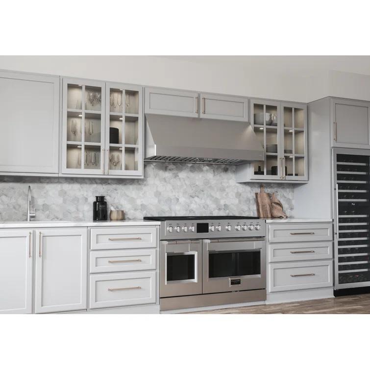 Pro Zephyr 42" 650 CFM Wall Mount Range Hood with LED Light in Stainless Steel