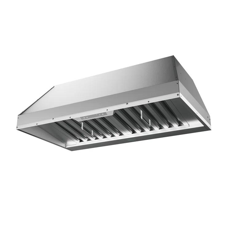 Zephyr Monsoon Connect 48" 700 CFM Insert Mount Range Hood with LED Light in Stainless Steel