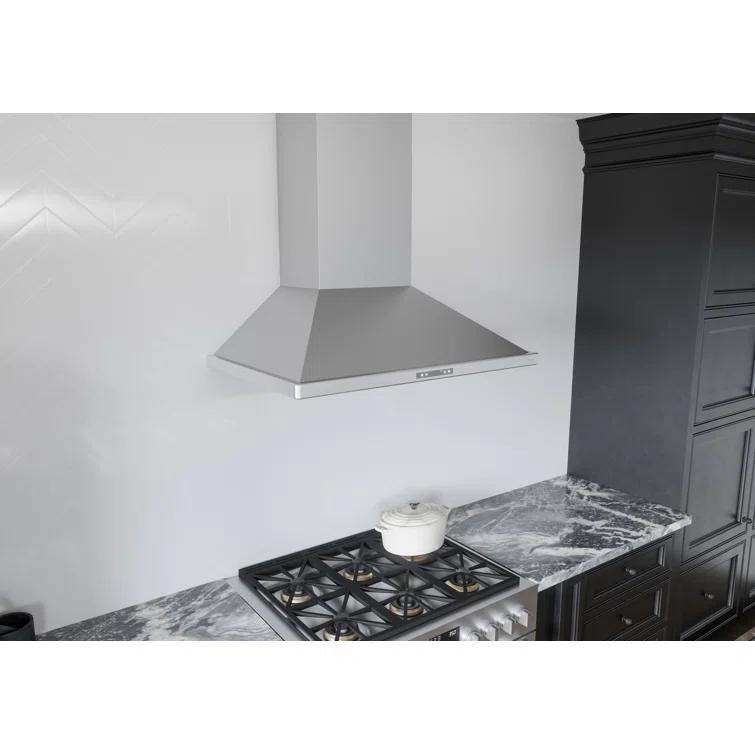 Zephyr Venezia 36" 700 CFM Wall Mount Range Hood with LED Light in Stainless Steel