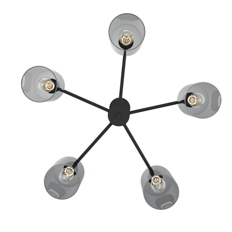 Lochemeade 5 - Light Unique / Statemen Cylinder Chandelier