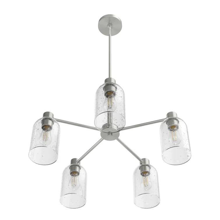 Hunter Fan Lochemeade 5 - Light Unique / Statemen Cylinder Chandelier