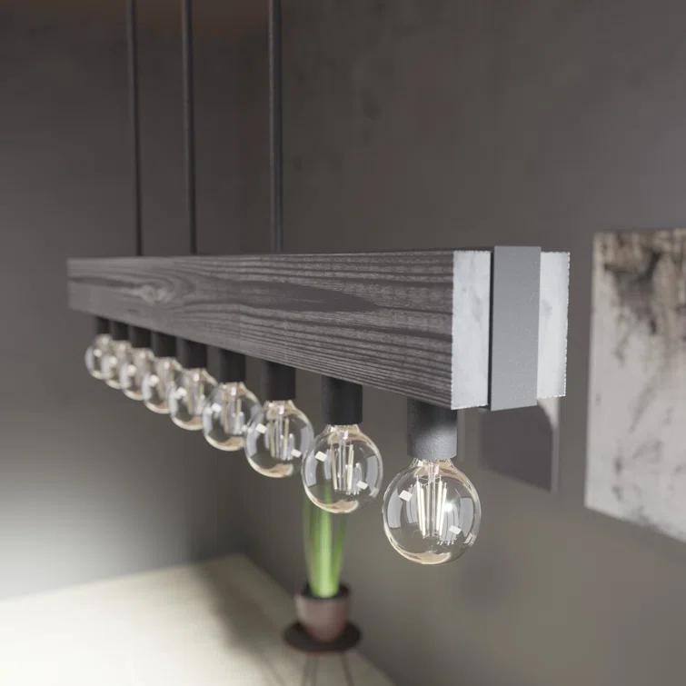 Hunter Fan Donelson 9 - Light Kitchen Island Linear Pendant