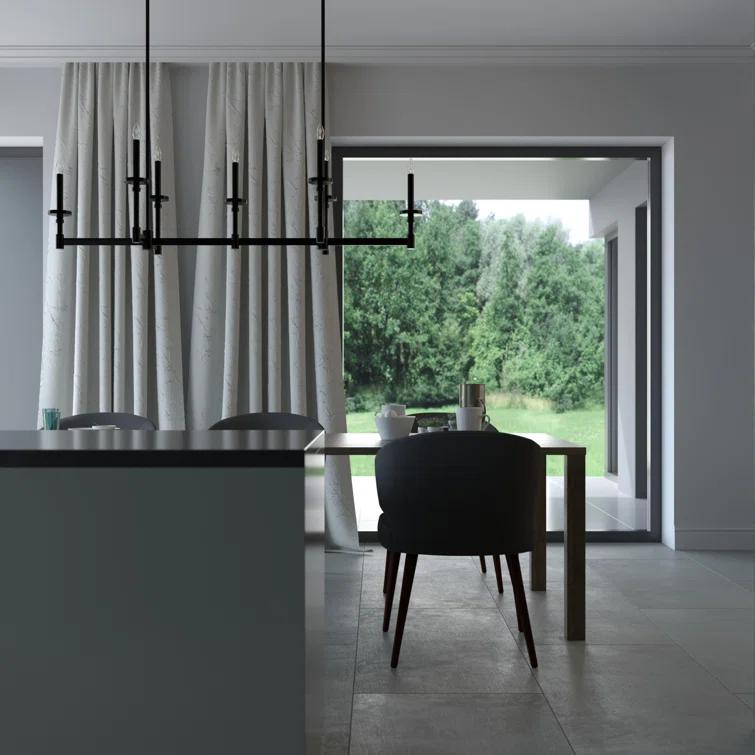 Briargrove 7 - Light Candle Style Modern Linear Pendant