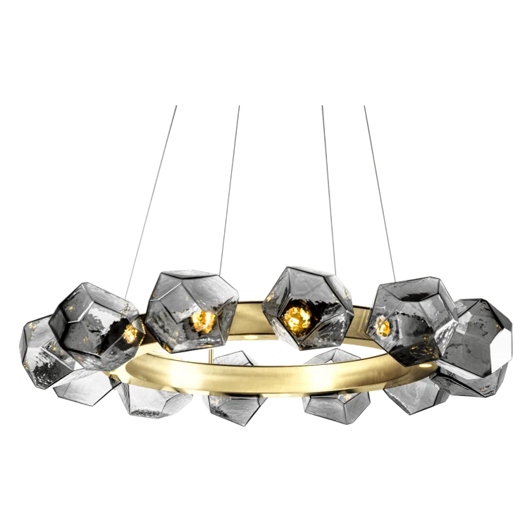 Gem Radial Ring Chandelier