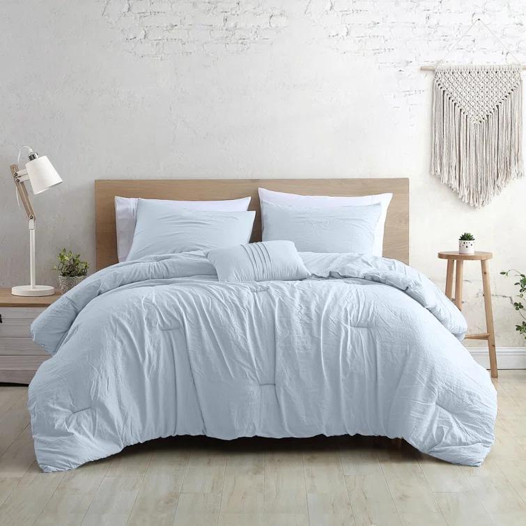 Modern Threads Modern Threads - Beck Comforter Set - Down Alternative Brushed Microfiber - Elegant All Season Bedspread Set - includes Comforter, Shams, & Decorative Pillow
