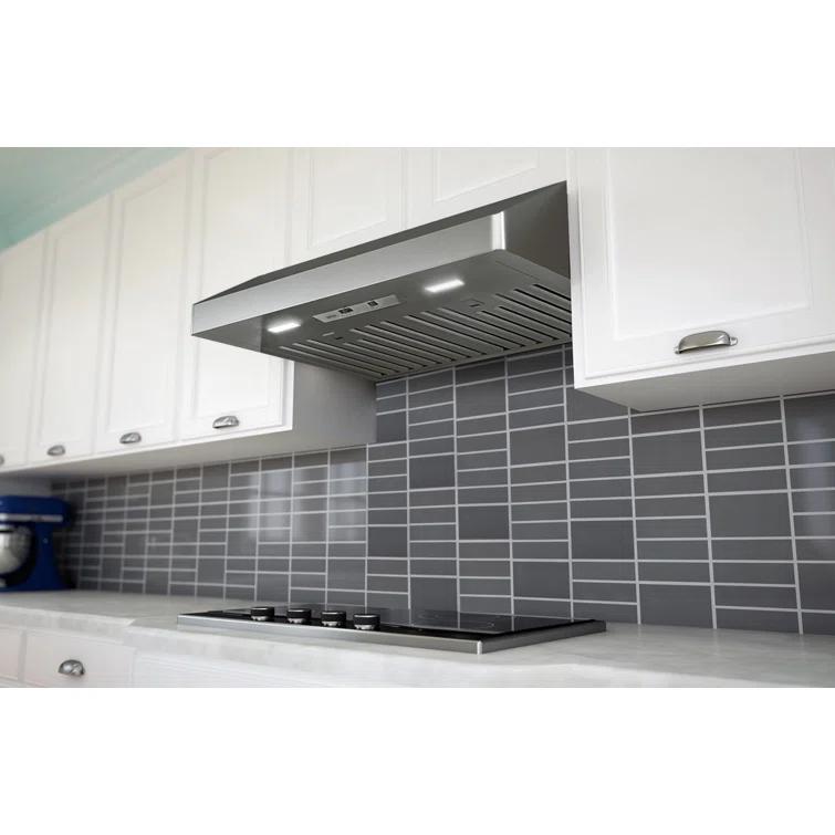 30" Gust 290 CFM Convertible Under Cabinet Range Hood in Stainless Steel