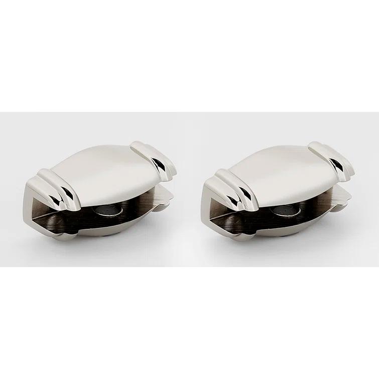 Polished Nickel Concealed Mount Shelf Bracket