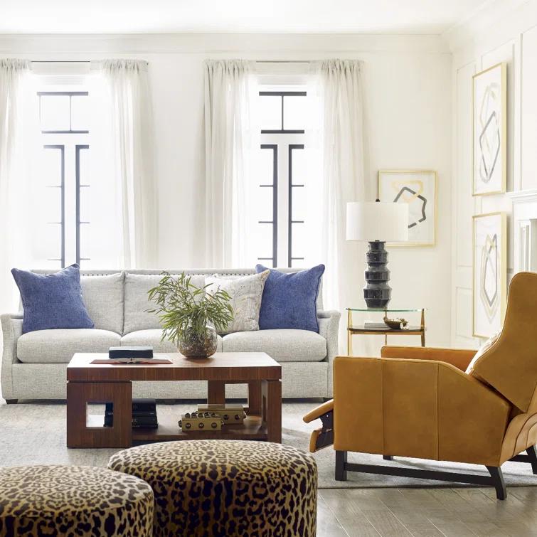 Woodbridge Furniture La Scala Glass Top End Table