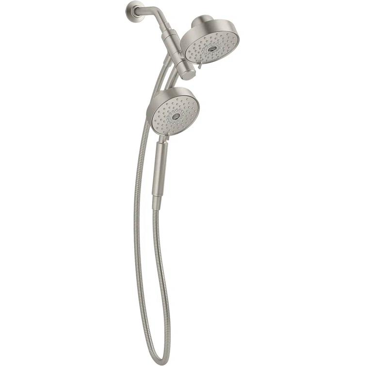 Kohler Purist® 2-In-1 Multifunction Shower Combo Kit, Showerhead and Handshower, Three Spray Settings