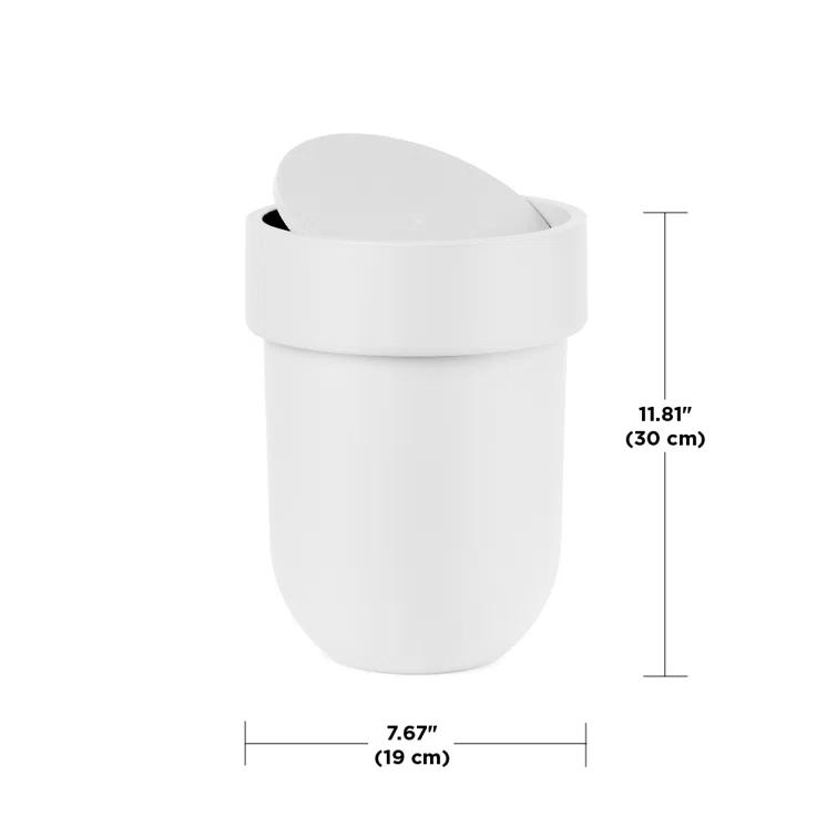 Touch Lidded Waste Can