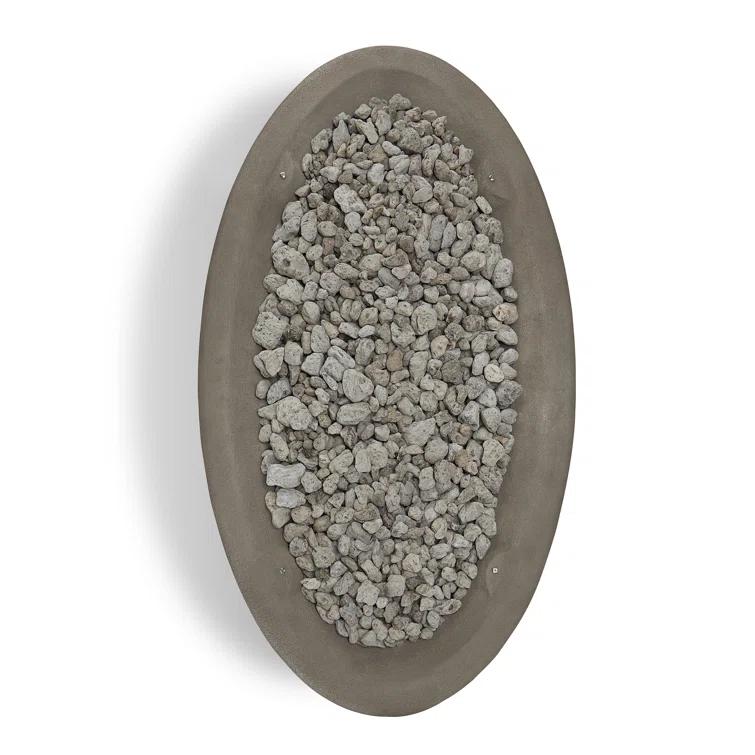 Fernanda Fire Bowl - Gray / Large Oval