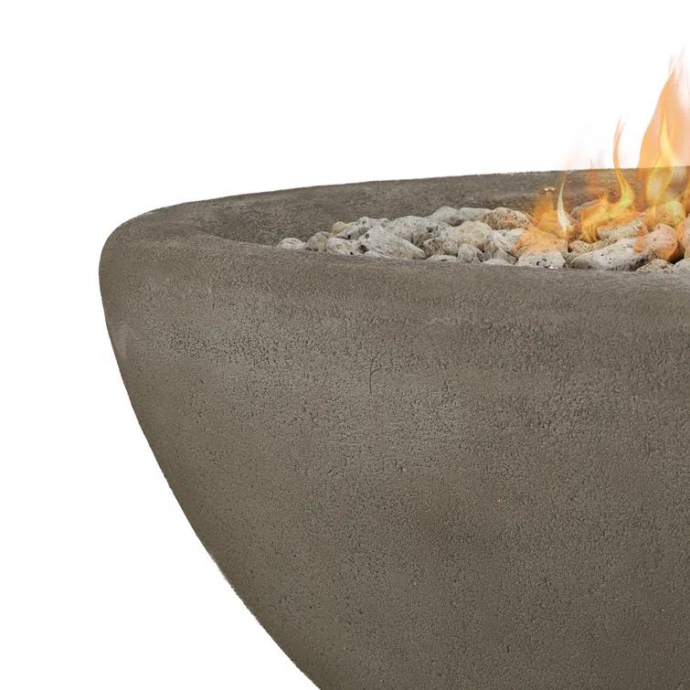 Fernanda Fire Bowl - Gray / Large Oval