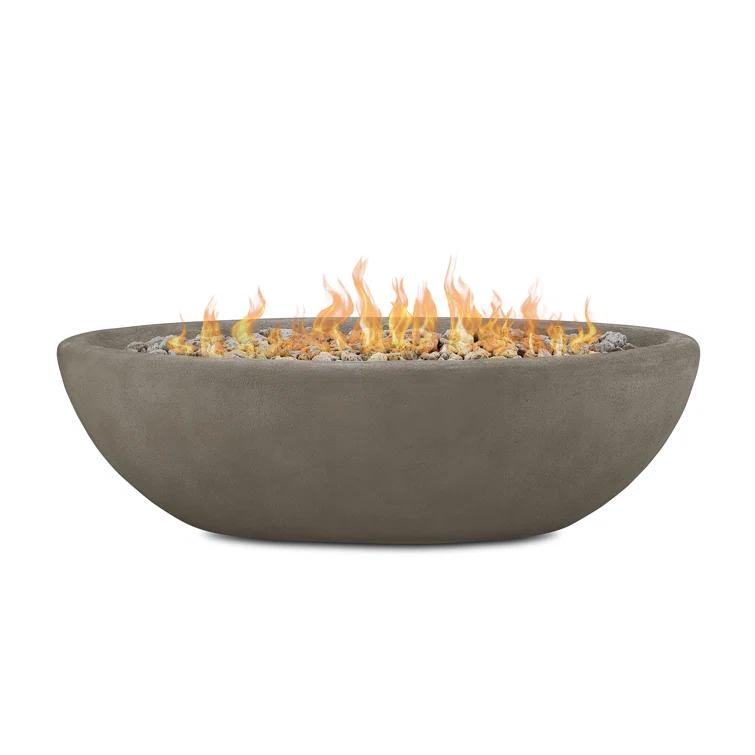 Fernanda Fire Bowl - Gray / Large Oval