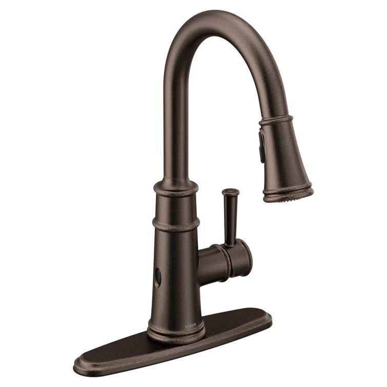 Moen Belfield MotionSense Wave Single Handle Pulldown Kitchen Faucet with Power Clean Technology