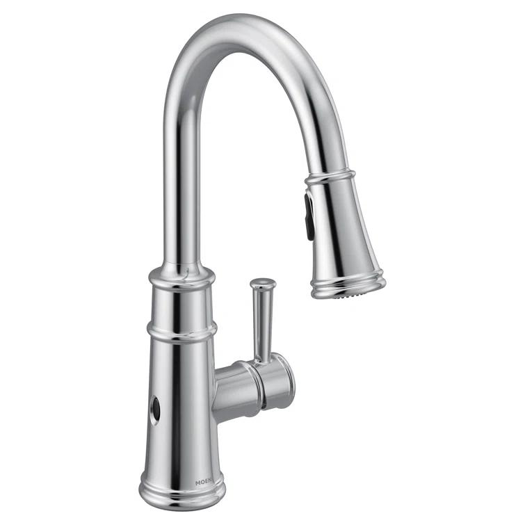 Moen Belfield MotionSense Wave Single Handle Pulldown Kitchen Faucet with Power Clean Technology