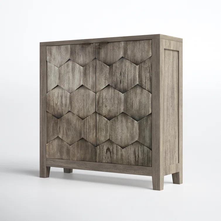 Blancheville Solid Wood Storage Cabinet