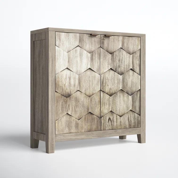 Blancheville Solid Wood Storage Cabinet