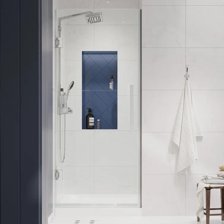 Ove Decors Endless Tampa-Pro 32" W x 72" H Alcove Frameless Shower Kit, Door, Base TP02002E0