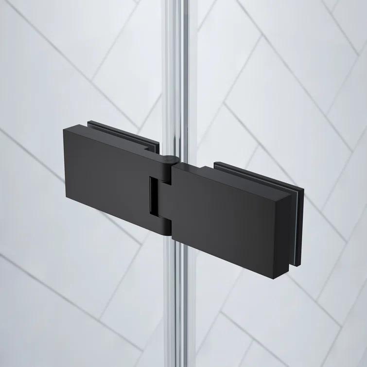 Endless Tampa 46" W x 72" H Corner Frameless Shower Kit, Door, 2 Panel