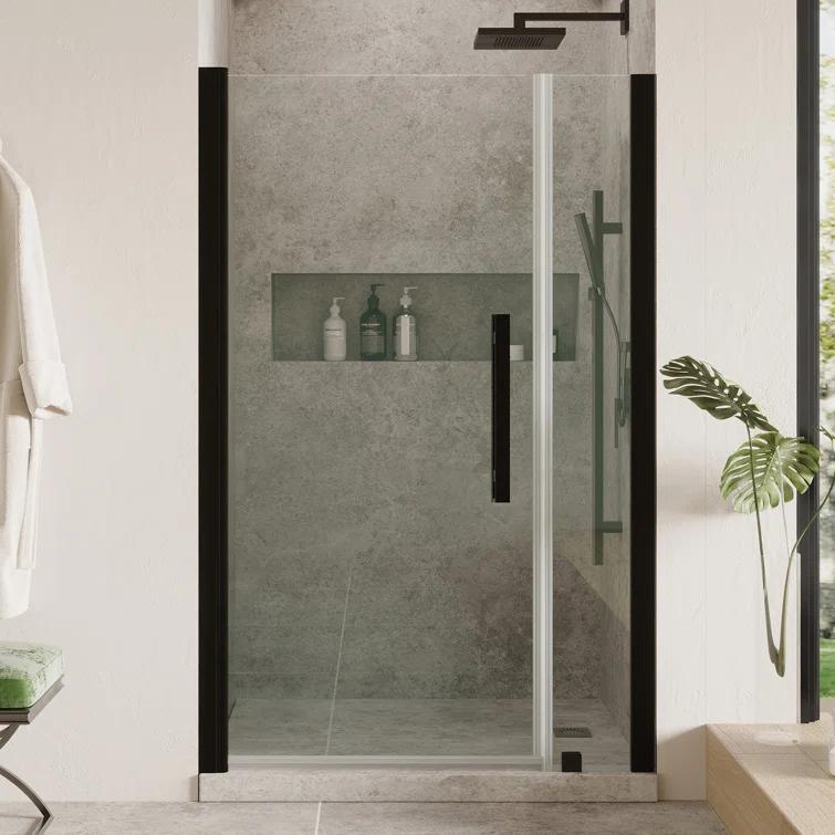 Endless Pasadena 41" W x 72" H Alcove Frameless Shower Kit, Door, Panel
