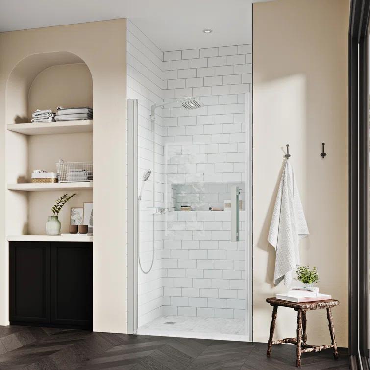 Endless Pasadena 32" W x 72" H Alcove Frameless Shower Kit