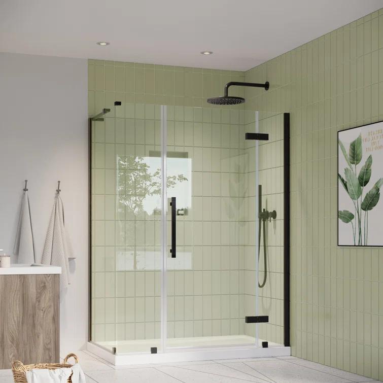 Ove Decors Endless Tampa 54" W x 72" H Corner Frameless Shower Kit, Door, Panel, Base TA1433330