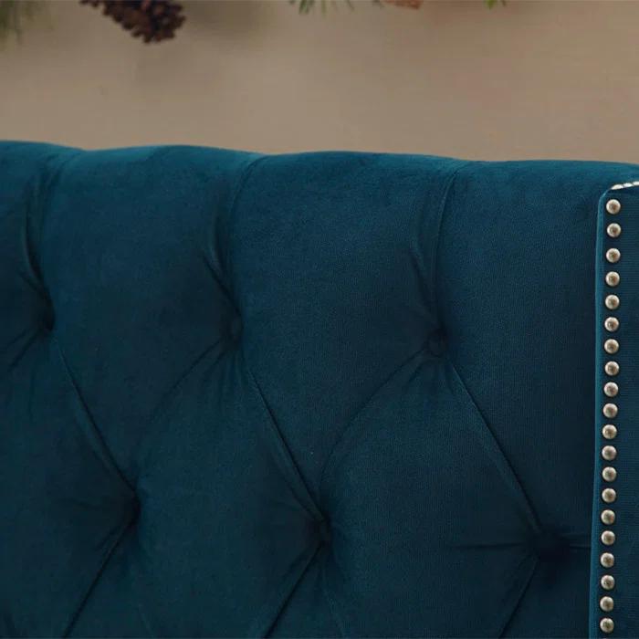 Annabel Upholstered Wingback Bed