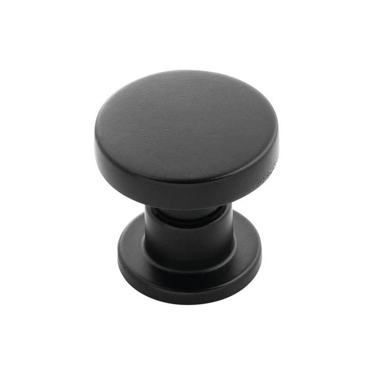 Belwith Keeler Urbane Collection Knob 1-1/4 Inch Diameter Satin Nickel Finish