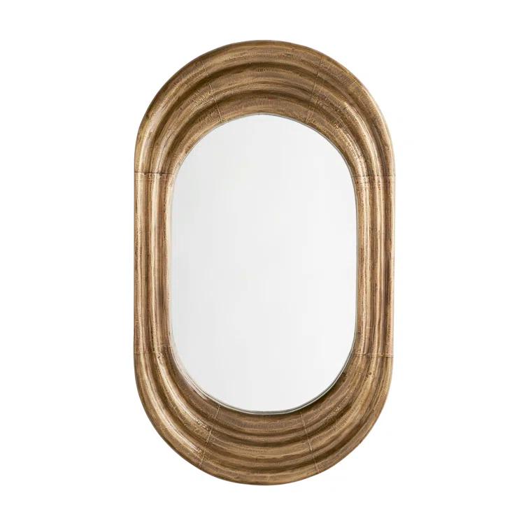 Arteriors Georgina Oval Mirror - Gold