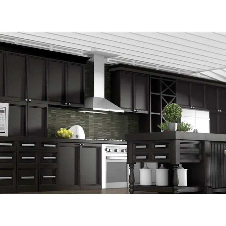 ZLINE KITCHEN & BATH 36 inch Convertible 400-CFM Recirculating Stainless steel Wall-Mounted Range Hood