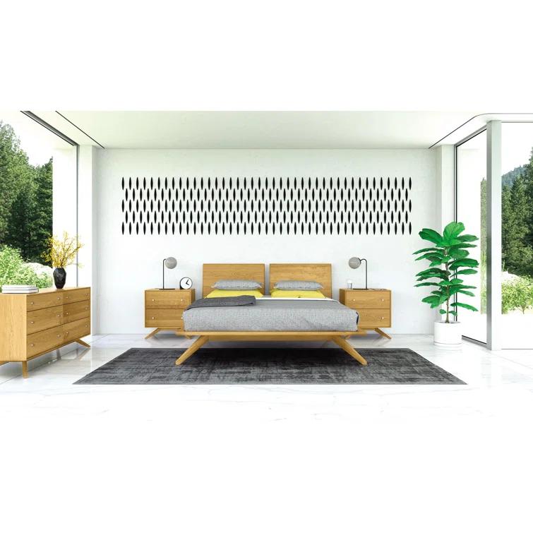 Astrid Solid Wood Platform Bed