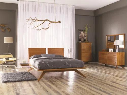 Astrid Solid Wood Platform Bed