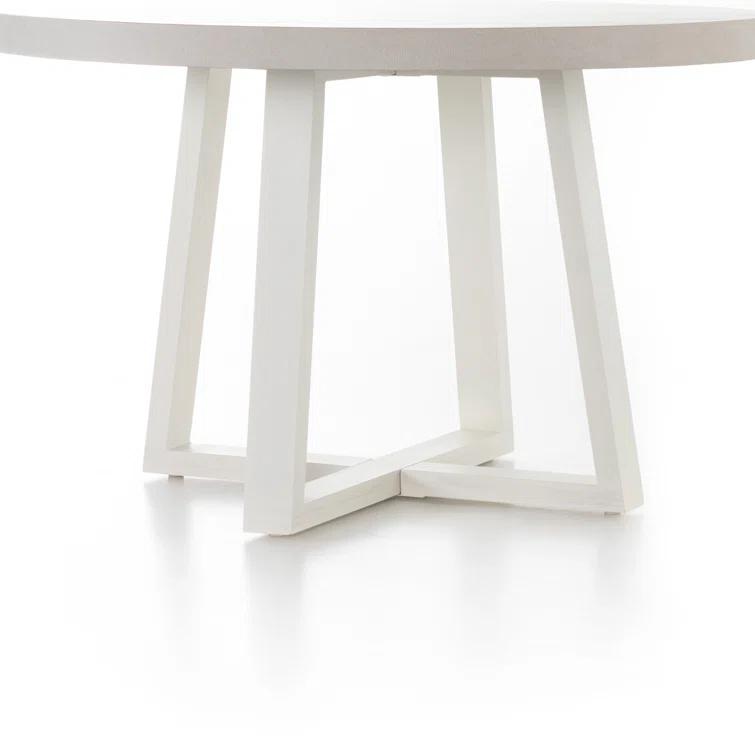 Hollis Indoor / Outdoor Round Dining Table - Natural / 48"