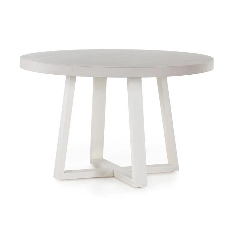 Hollis Indoor / Outdoor Round Dining Table - Natural / 48"