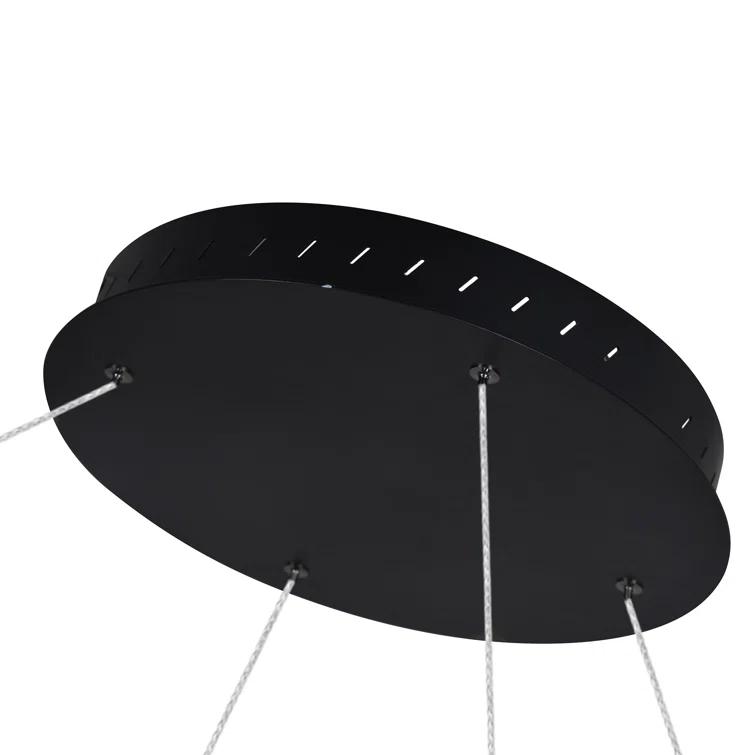 Tania 100-277V ETL Certified Integrated LED Height Adjustable Ring Chandelier