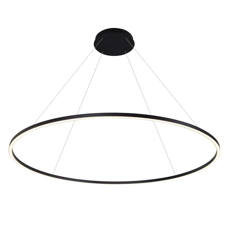 Tania 100-277V ETL Certified Integrated LED Height Adjustable Ring Chandelier