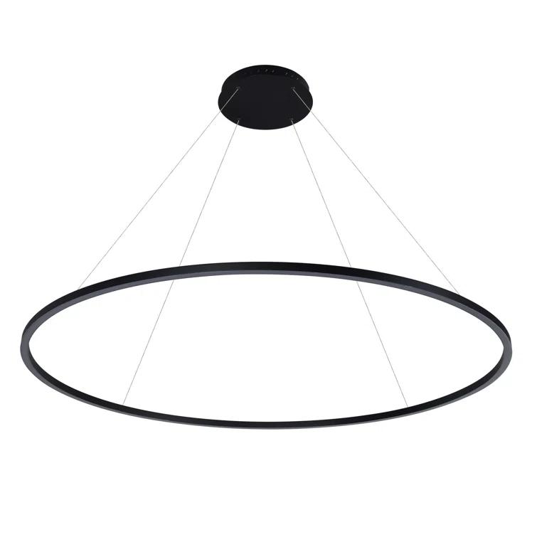 Tania 100-277V ETL Certified Integrated LED Height Adjustable Ring Chandelier