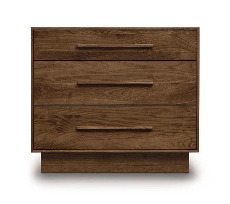 Moduluxe Solid Wood 33.5'' W 3 - Drawer Dresser